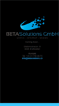 Mobile Screenshot of betasolutions.ch