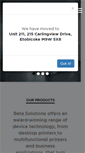 Mobile Screenshot of betasolutions.ca